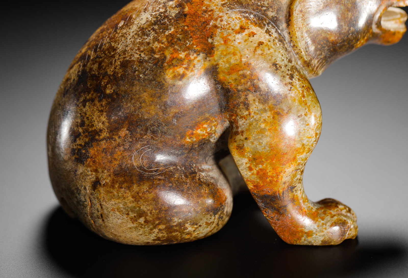 HETIAN JADE BEAR - 6