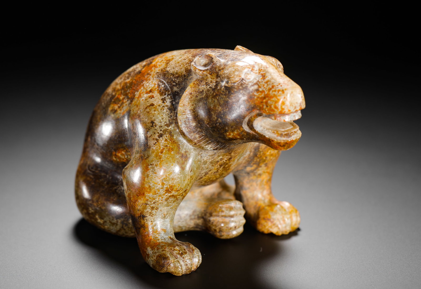 HETIAN JADE BEAR - 8