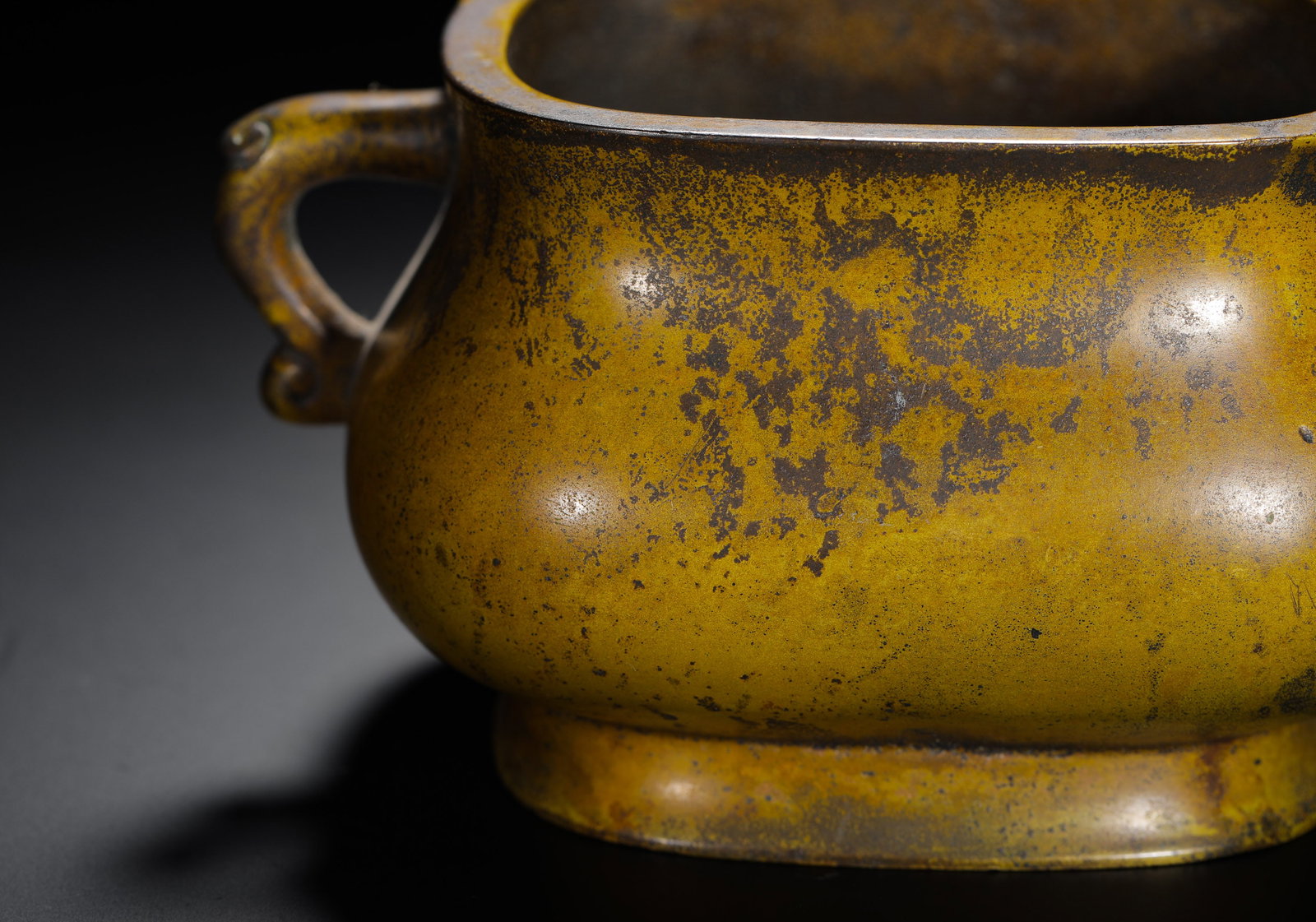BRONZE ELEPHANT EAR STOVE - 2