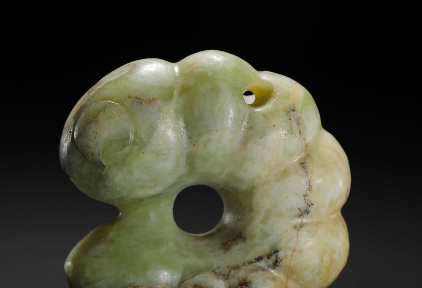 DRAGON-SHAPED JADE DISC - 2