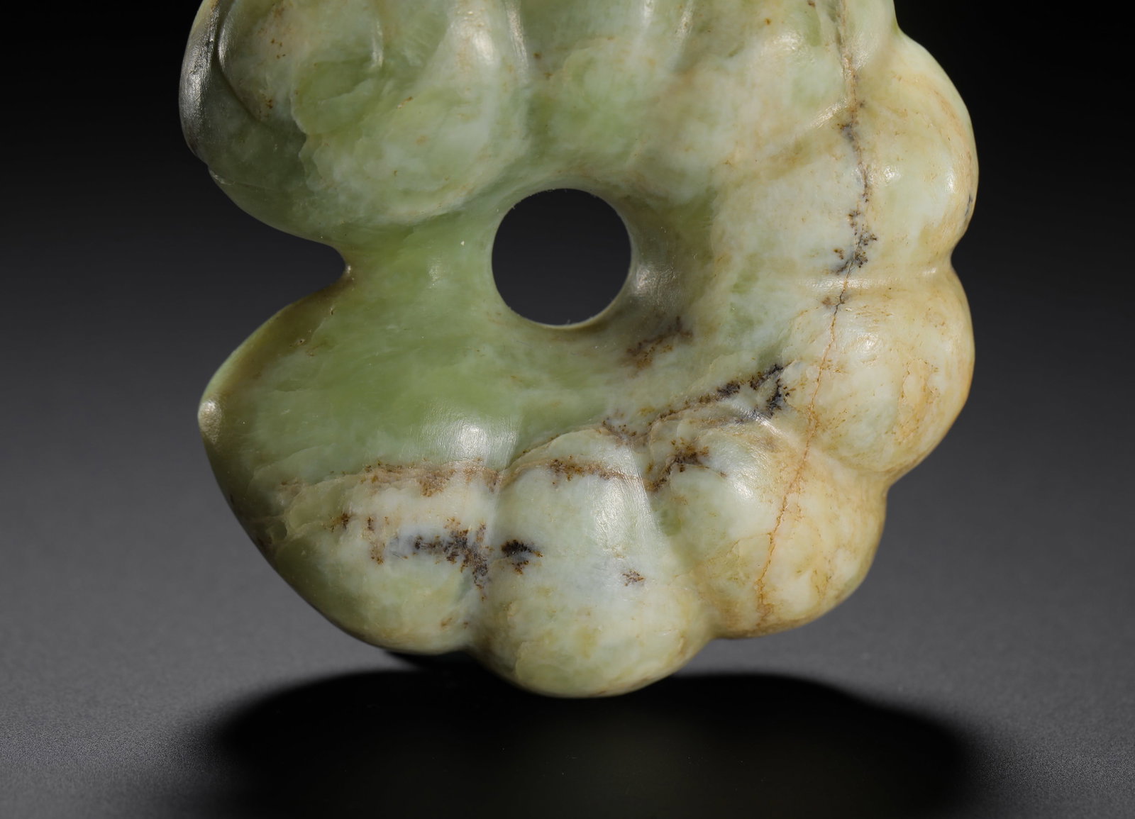 DRAGON-SHAPED JADE DISC - 3