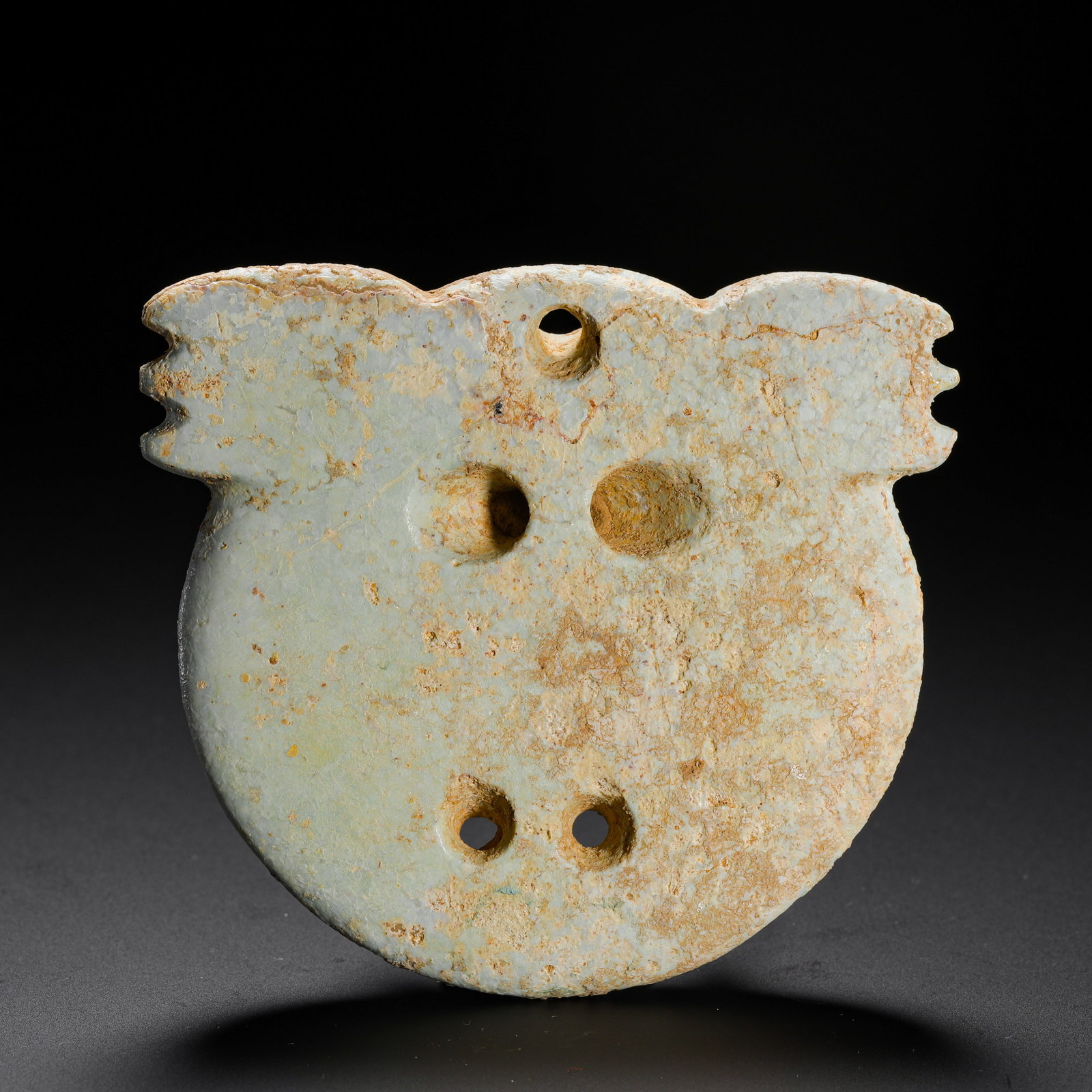 JADE OWL PENDANT - 6