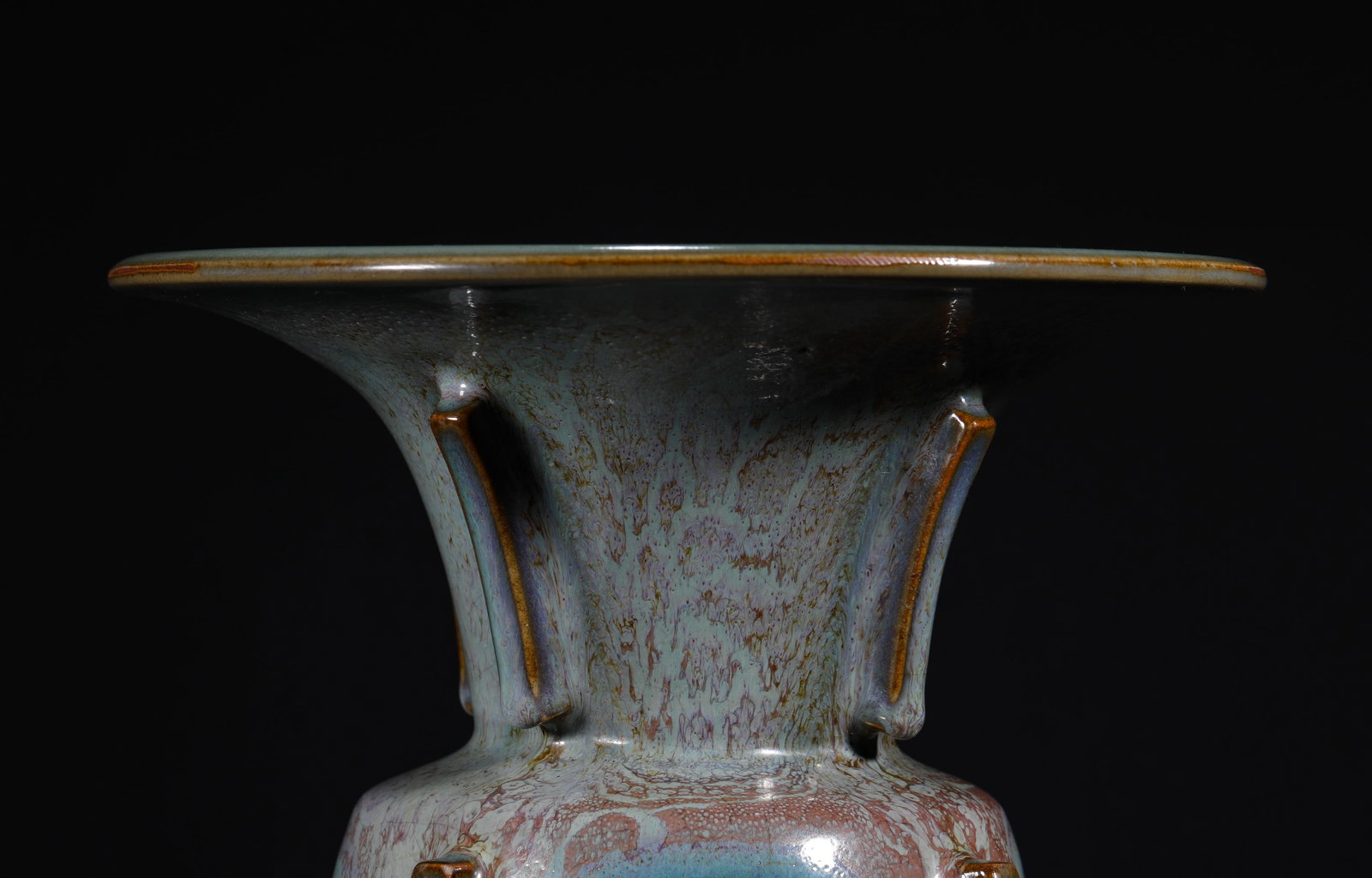 JUN KILN FLOWER POT - 2