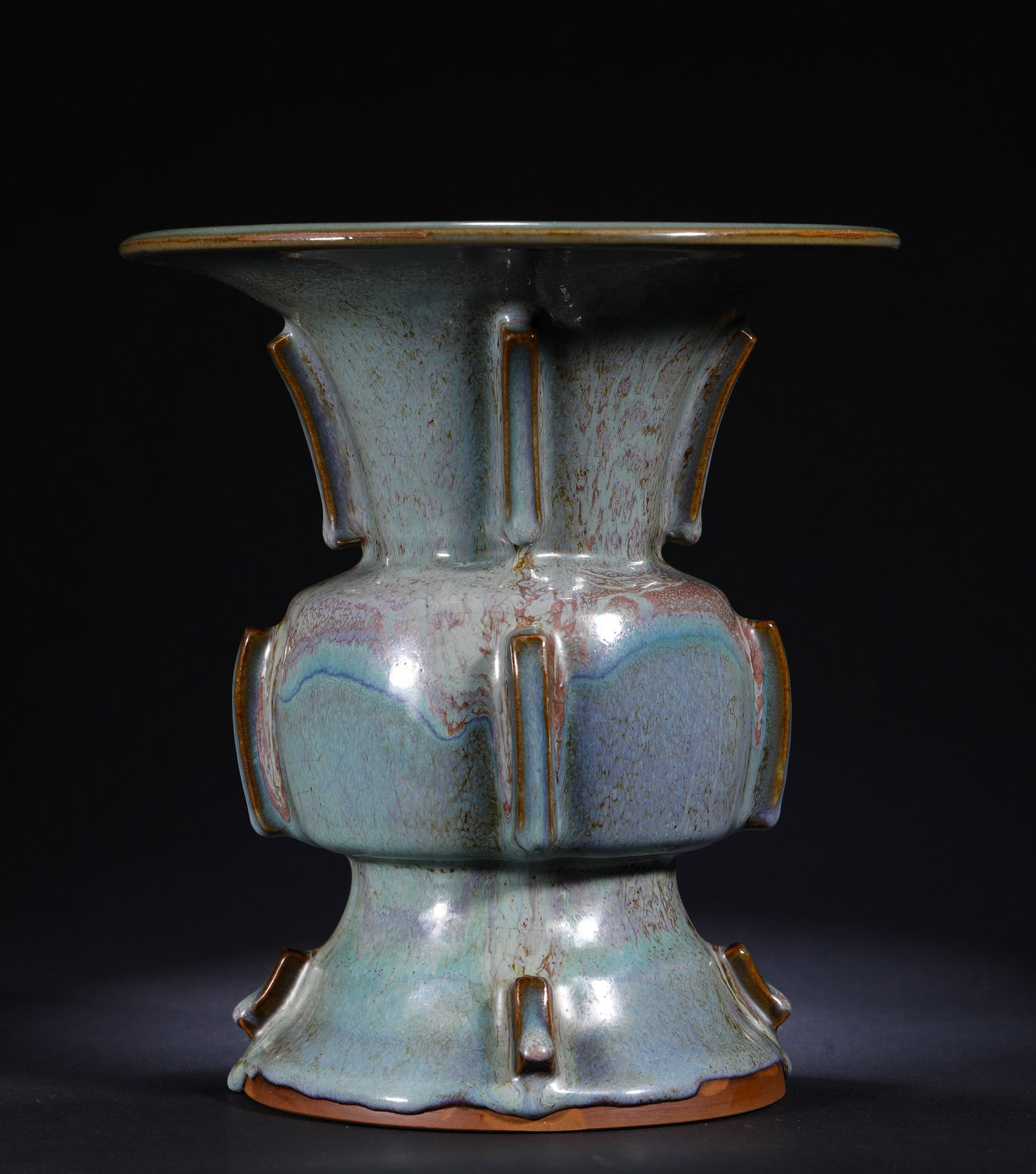 JUN KILN FLOWER POT - 4