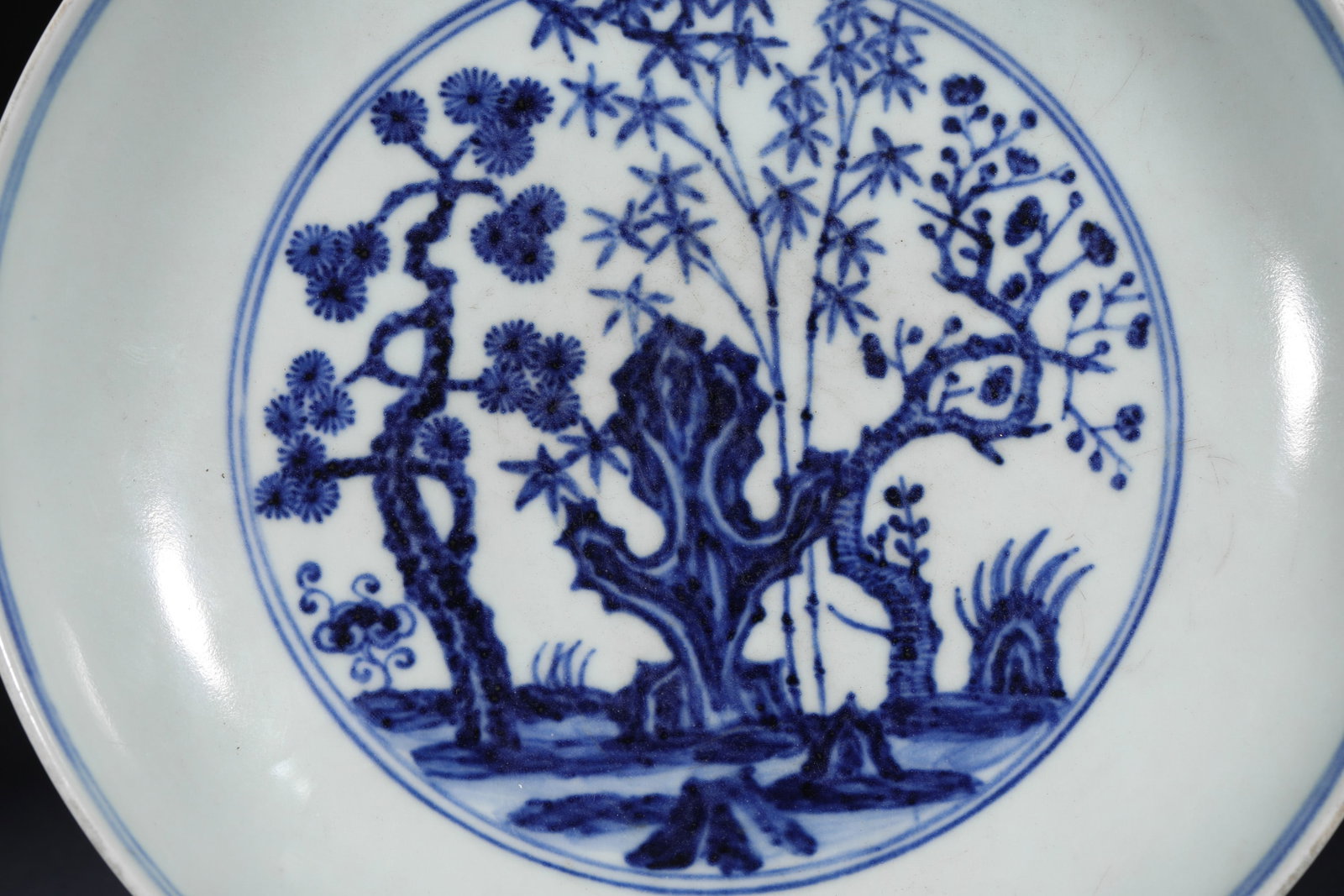 BLUE AND WHITE PLATE - 2