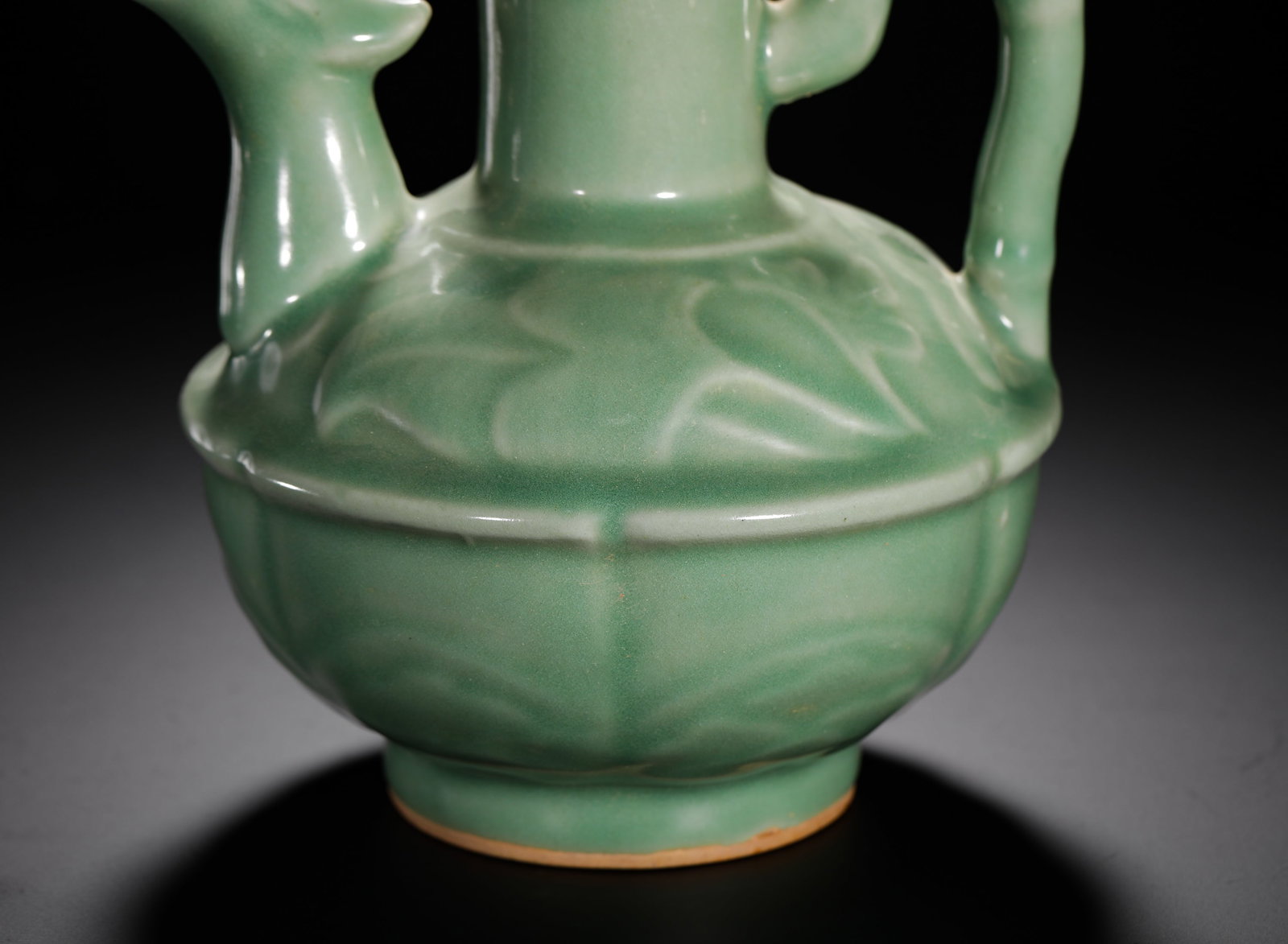 LONGQUAN KILN CELADON PHOENIX HEAD EWER - 3