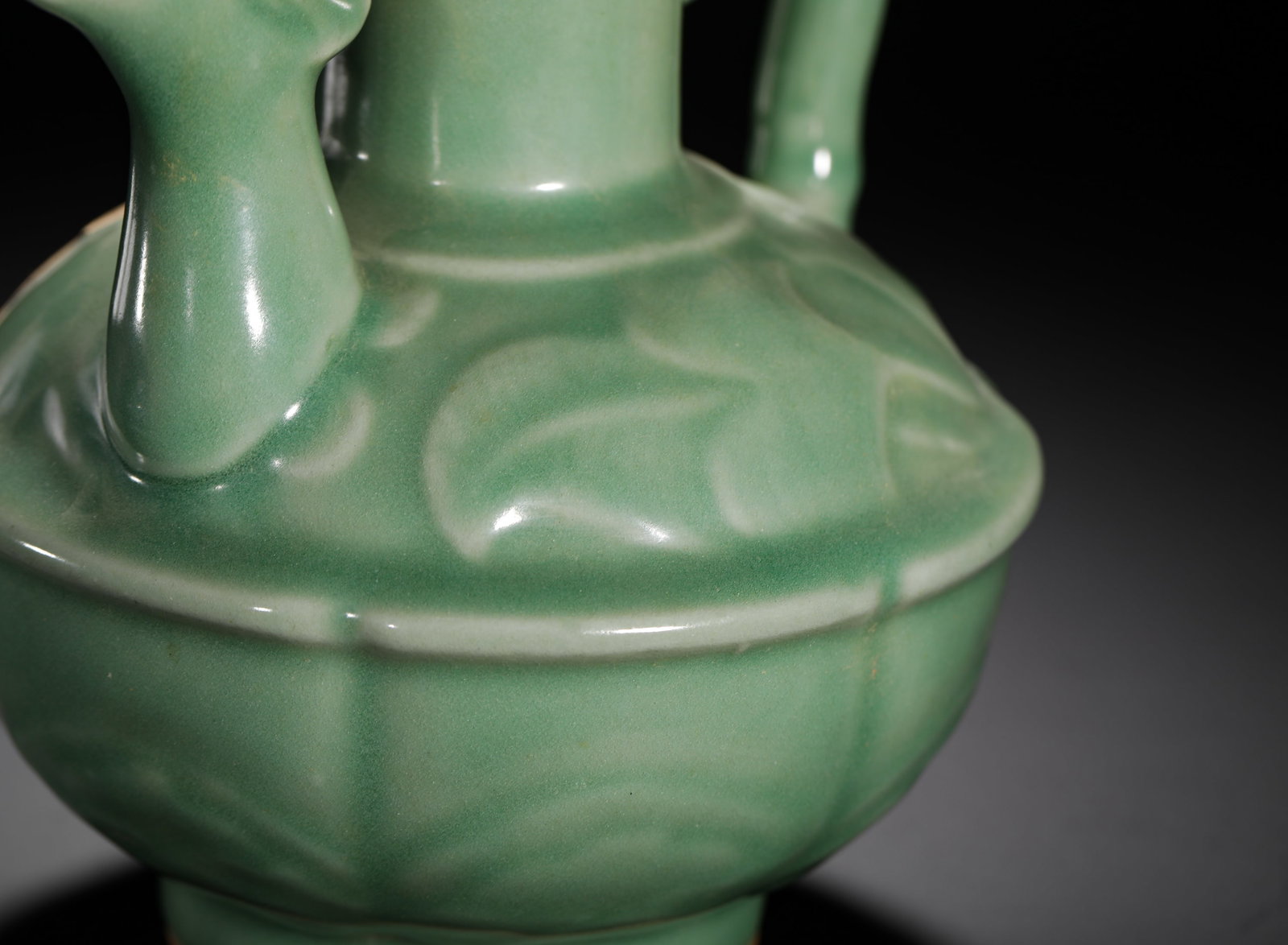 LONGQUAN KILN CELADON PHOENIX HEAD EWER - 5