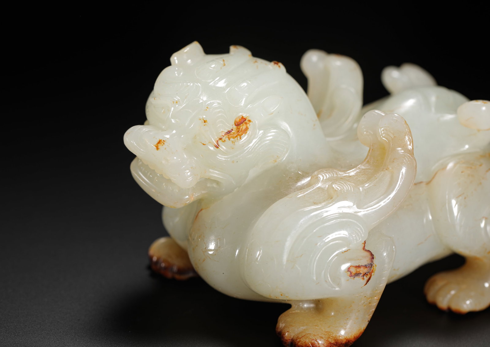 HETIAN JADE AUSPICIOUS BEASTS FOR WARDING OFF EVIL - 2