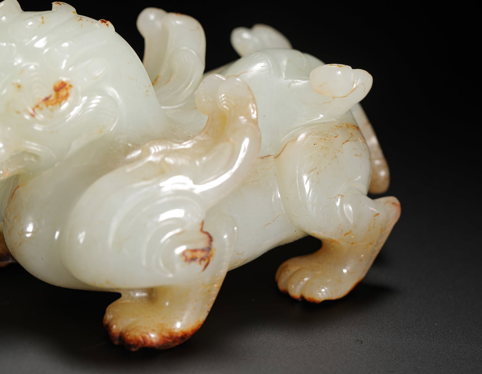 HETIAN JADE AUSPICIOUS BEASTS FOR WARDING OFF EVIL - 3