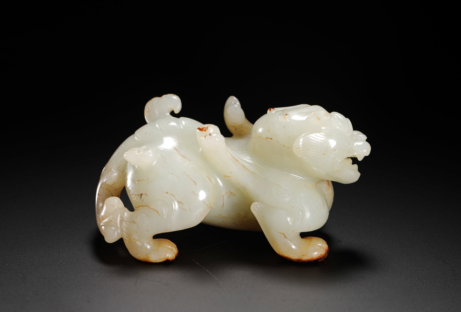 HETIAN JADE AUSPICIOUS BEASTS FOR WARDING OFF EVIL - 4