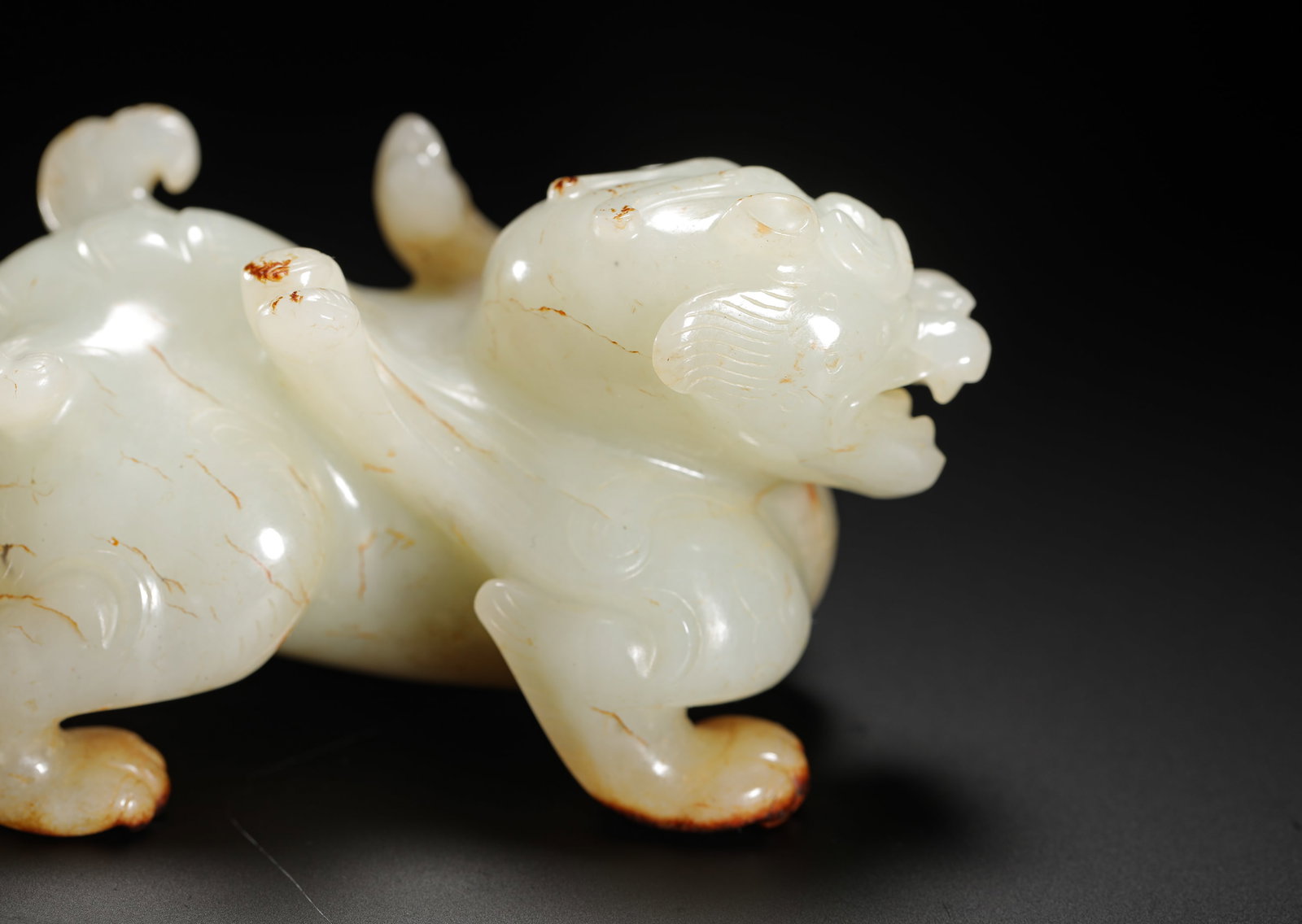 HETIAN JADE AUSPICIOUS BEASTS FOR WARDING OFF EVIL - 5