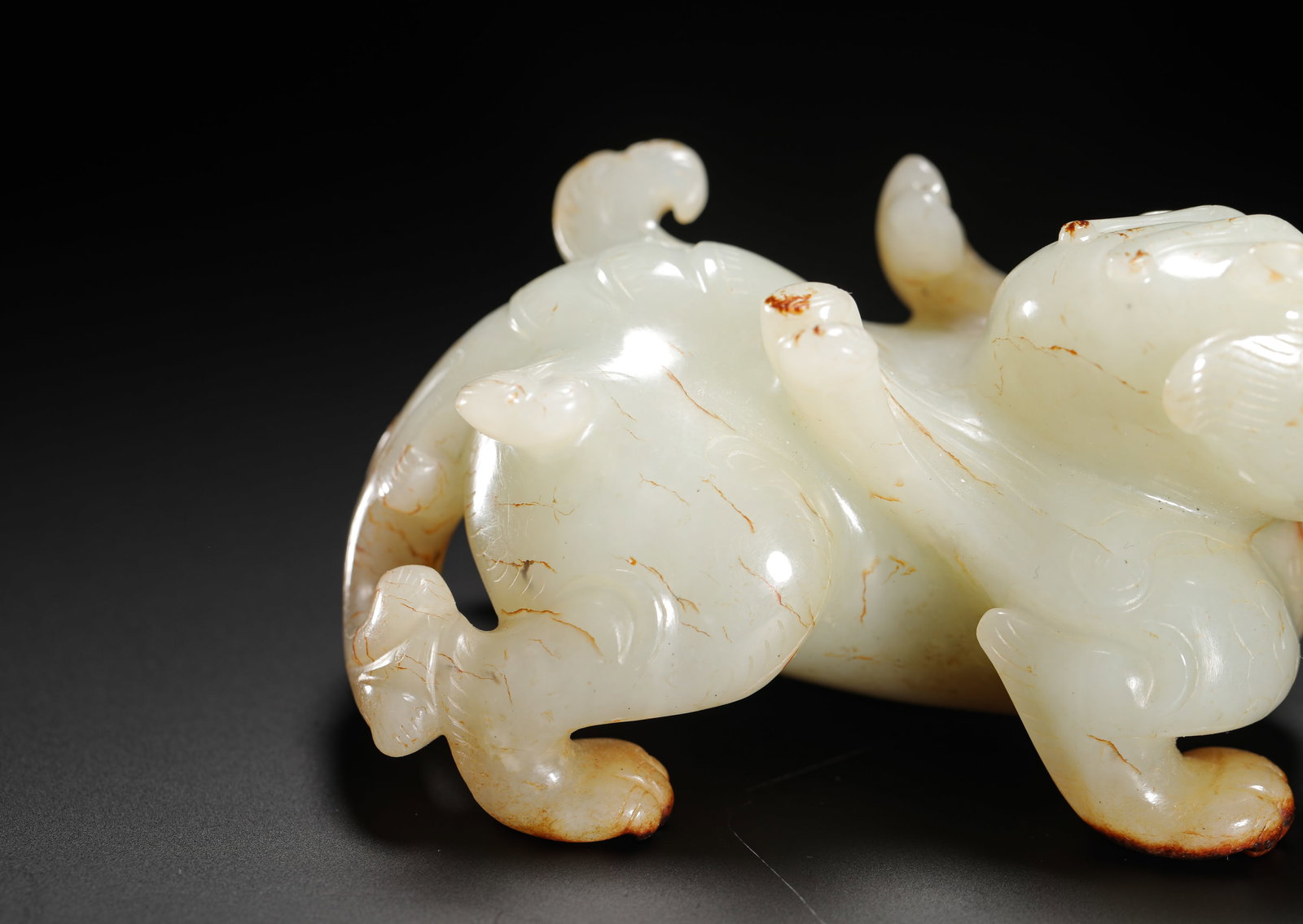HETIAN JADE AUSPICIOUS BEASTS FOR WARDING OFF EVIL - 6