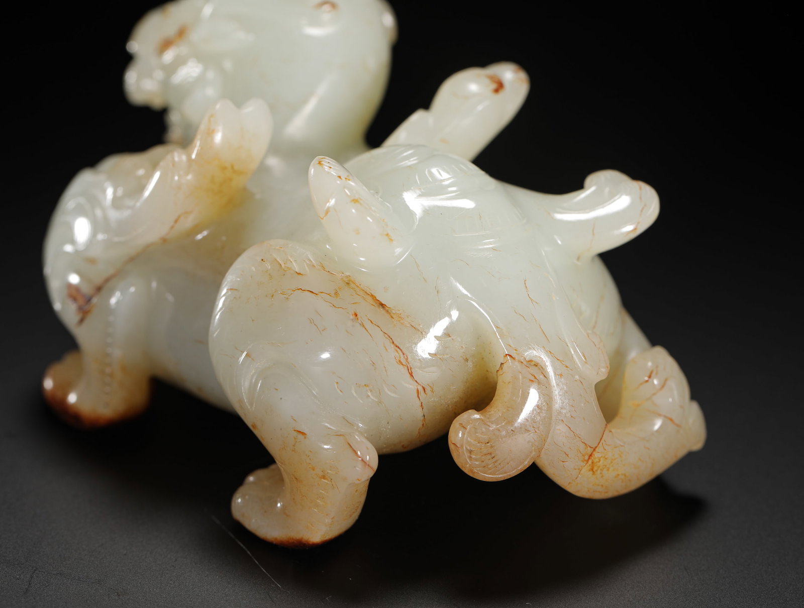 HETIAN JADE AUSPICIOUS BEASTS FOR WARDING OFF EVIL - 8
