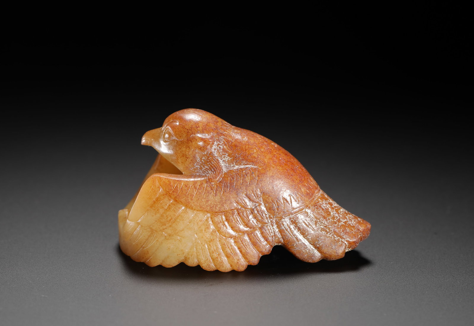 HETIAN JADE YELLOW JADE BIRD - 7