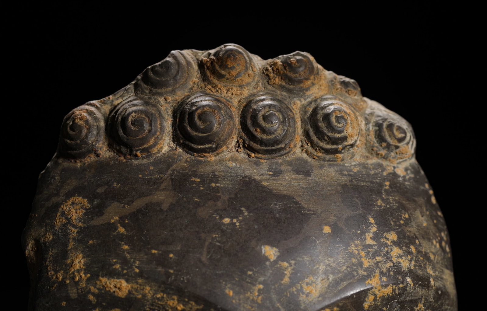 STONE-CARVED BUDDHA HEADS - 6