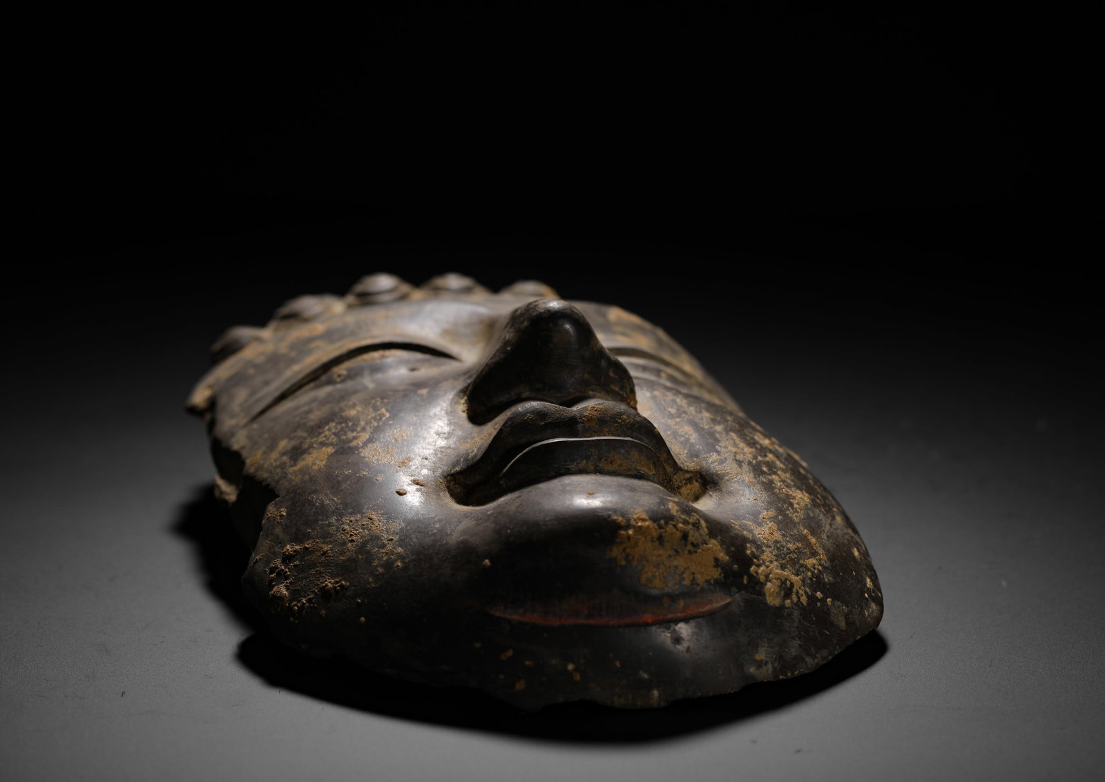 STONE-CARVED BUDDHA HEADS - 8
