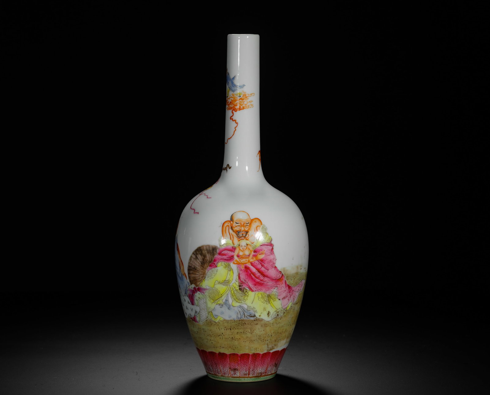 PASTEL FIGURE PATTERN GALLBLADDER BOTTLE - 10