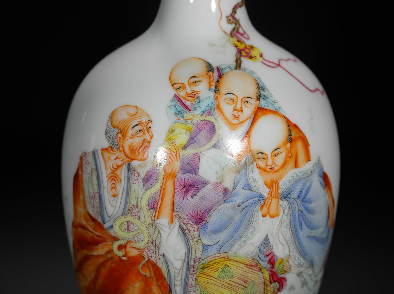 PASTEL FIGURE PATTERN GALLBLADDER BOTTLE - 5