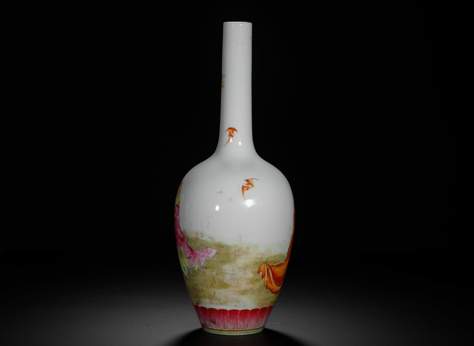 PASTEL FIGURE PATTERN GALLBLADDER BOTTLE - 9