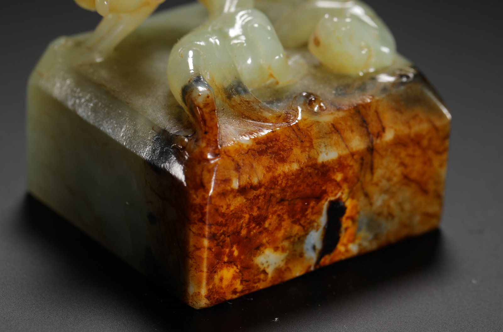HETIAN JADE CHILONG SEAL - 3
