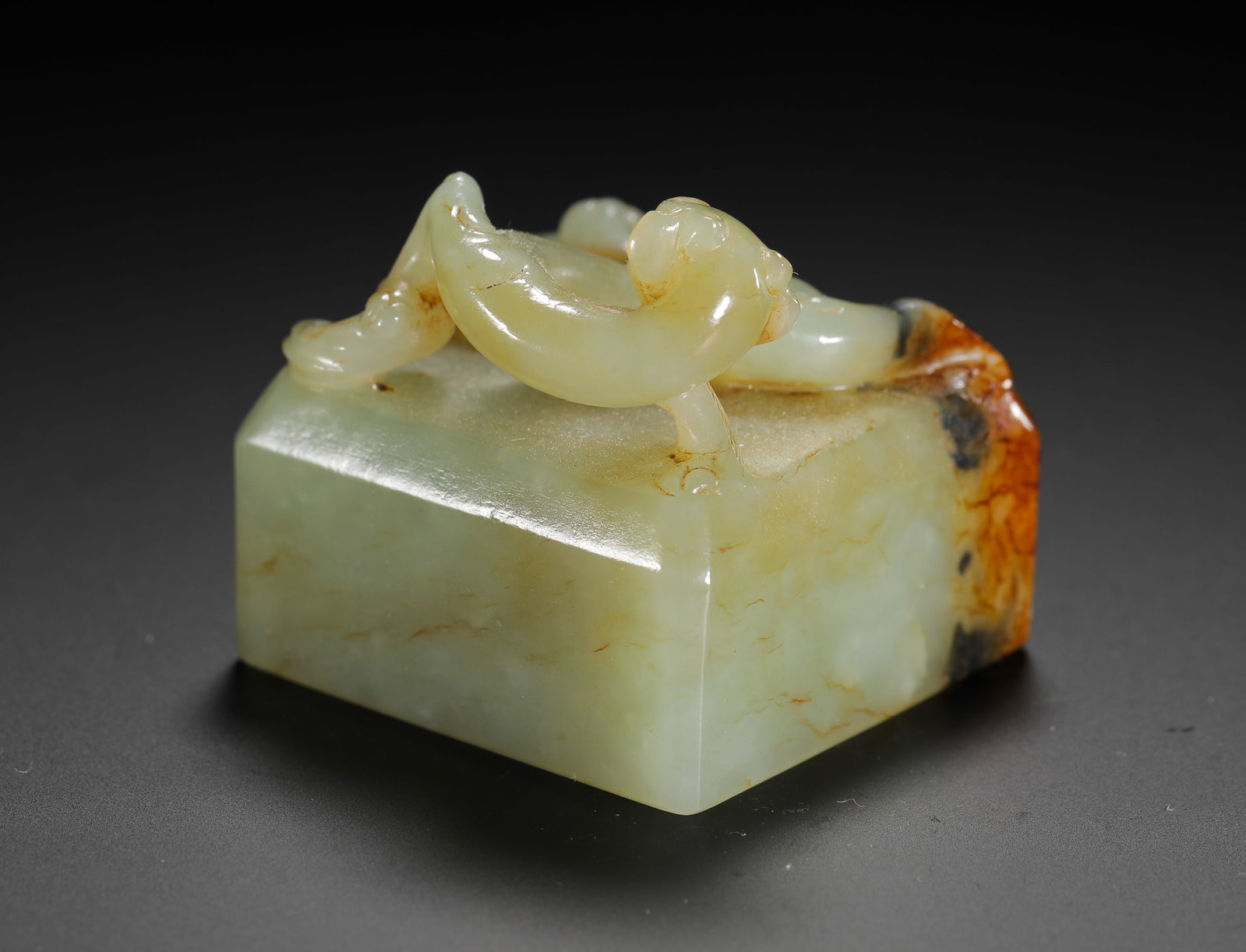 HETIAN JADE CHILONG SEAL - 4