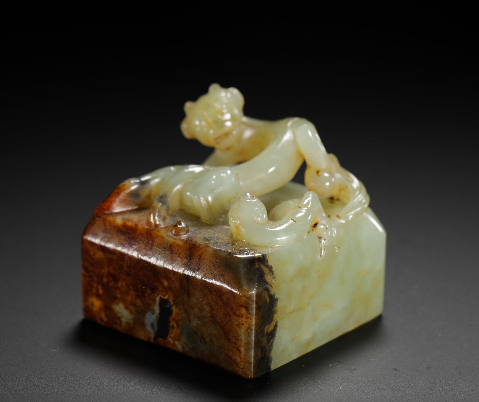 HETIAN JADE CHILONG SEAL - 6