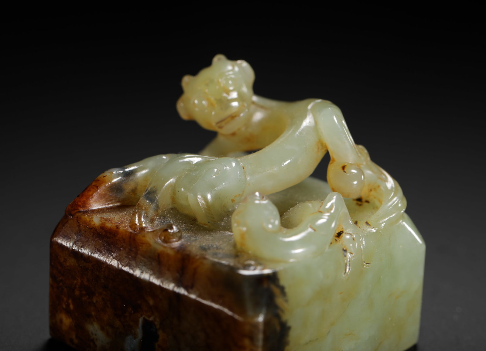 HETIAN JADE CHILONG SEAL - 7