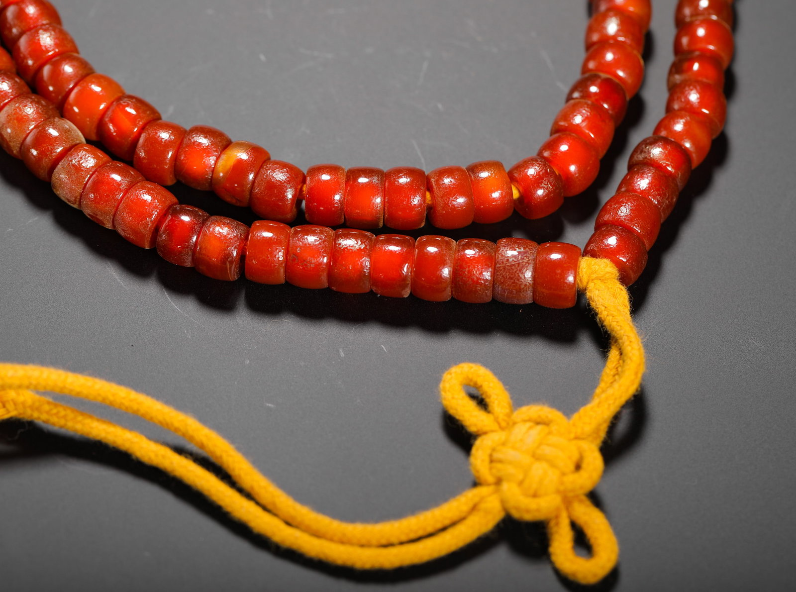 STRING OF RED AGATE - 2