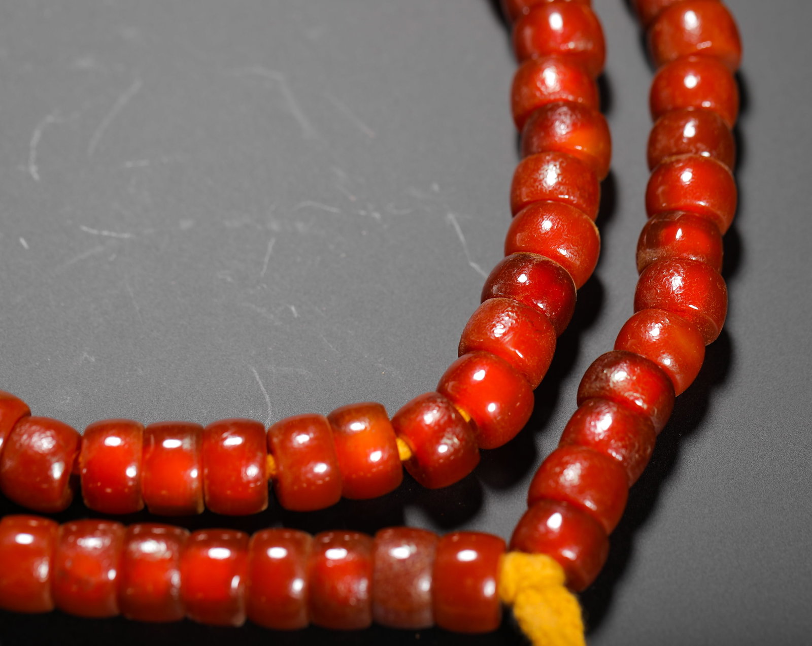 STRING OF RED AGATE - 5