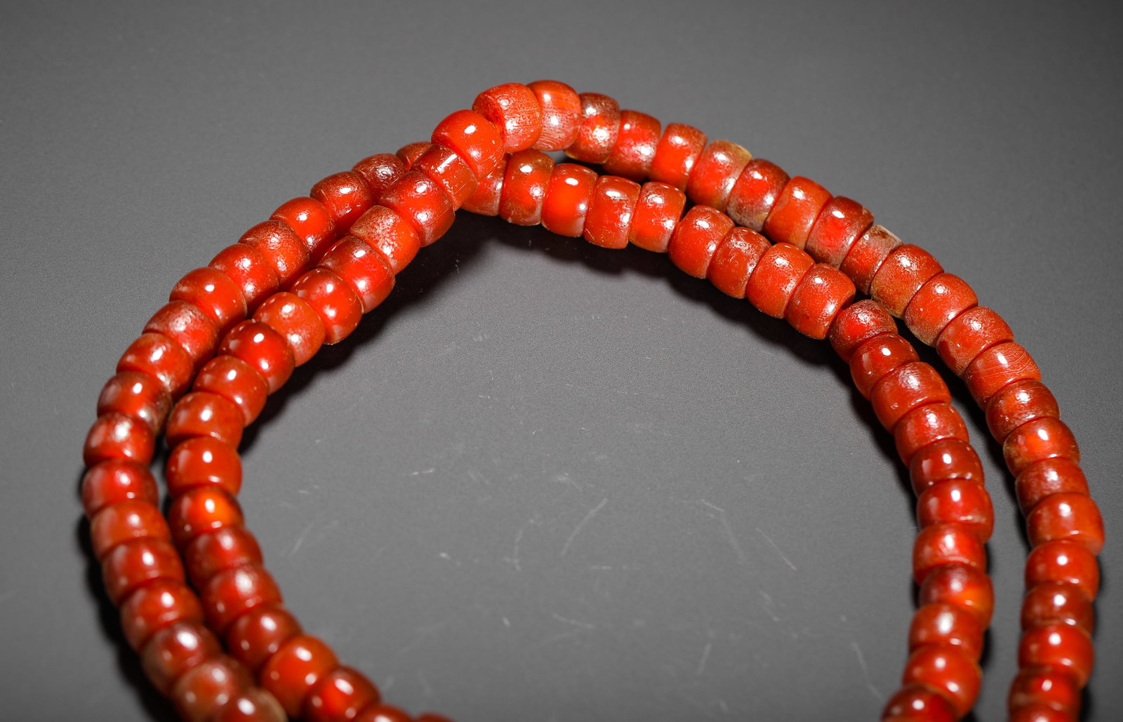 STRING OF RED AGATE - 9