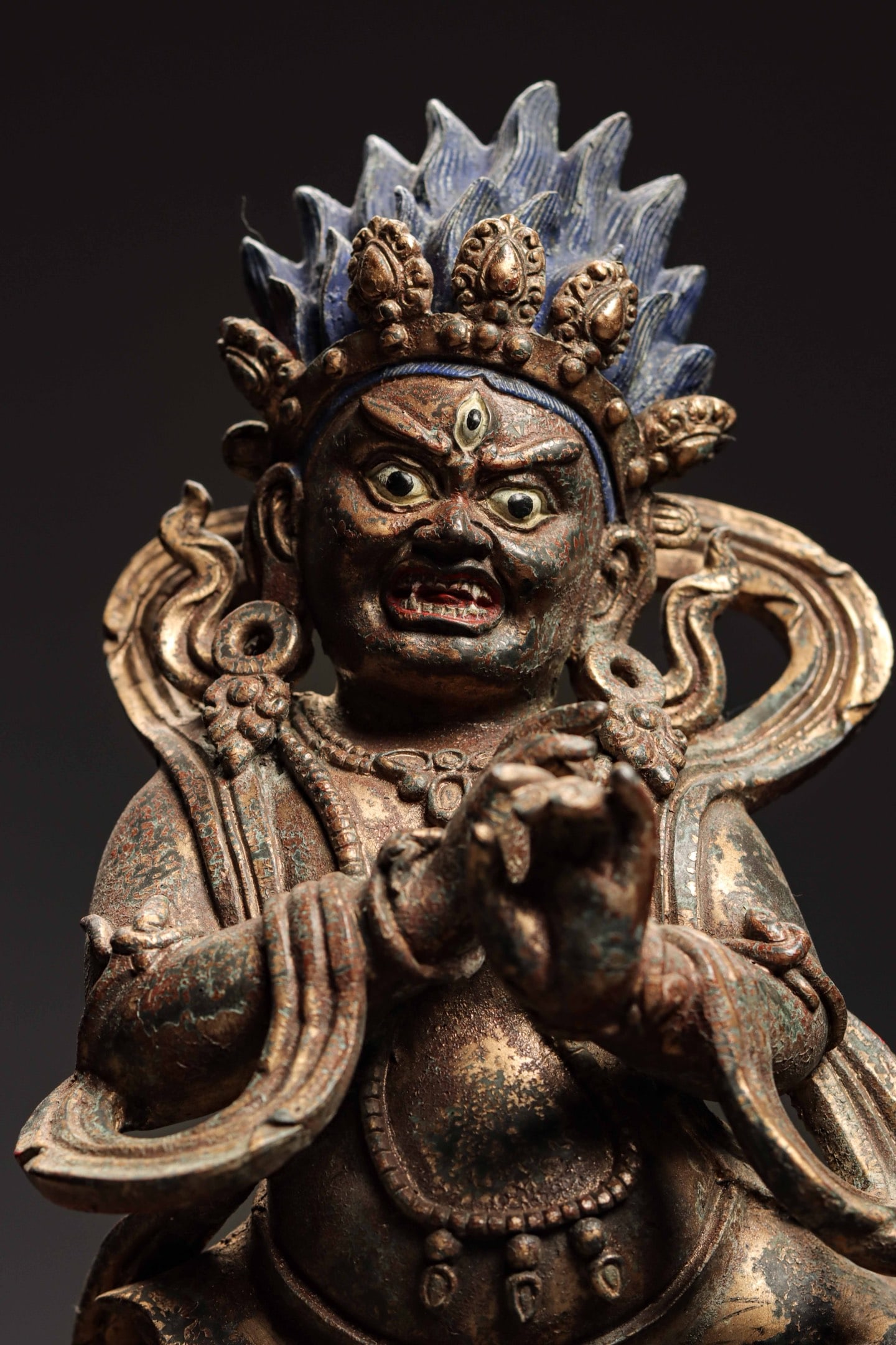 BRONZE GILDED BUDDHA STATUES - 2
