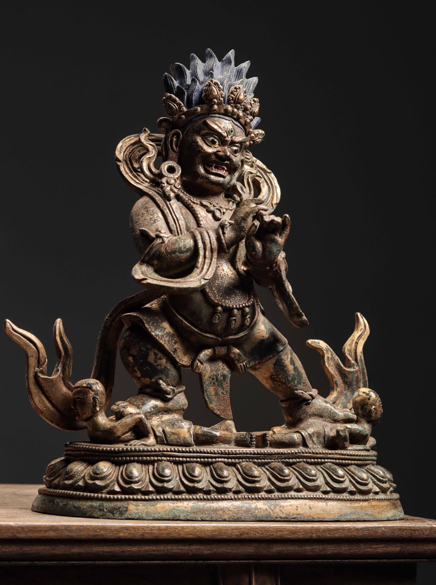 BRONZE GILDED BUDDHA STATUES - 3