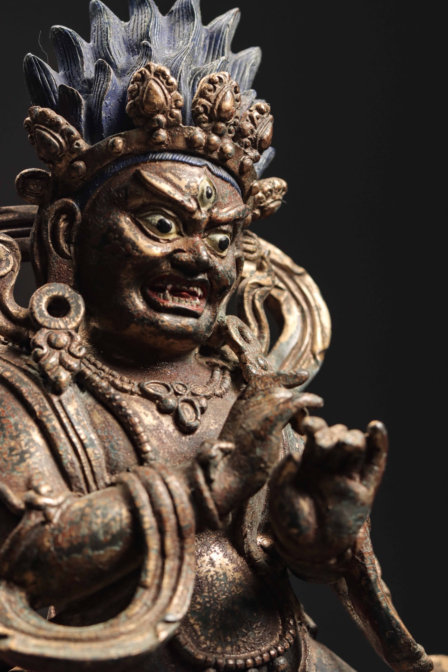 BRONZE GILDED BUDDHA STATUES - 4