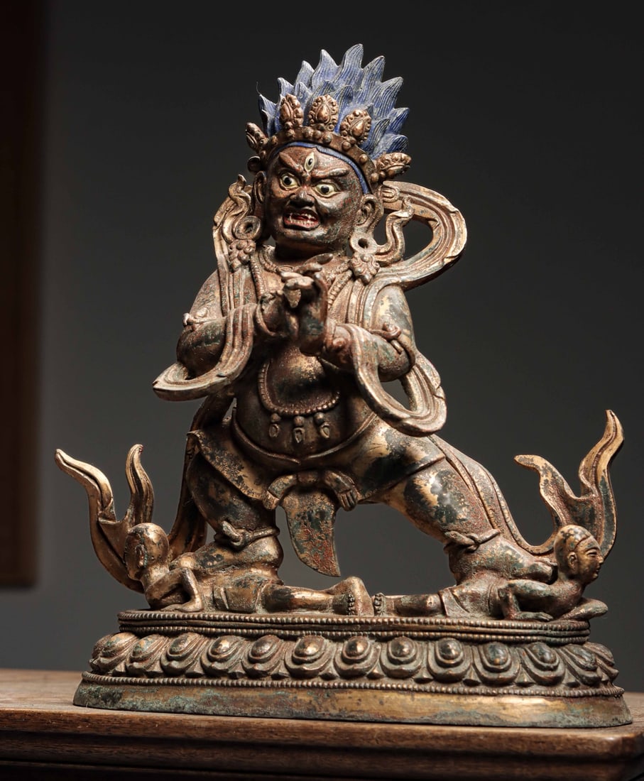 BRONZE GILDED BUDDHA STATUES - 5