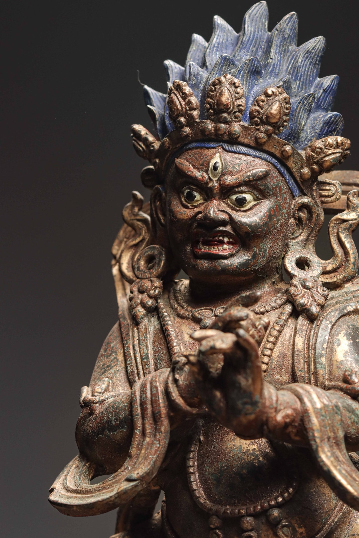 BRONZE GILDED BUDDHA STATUES - 7
