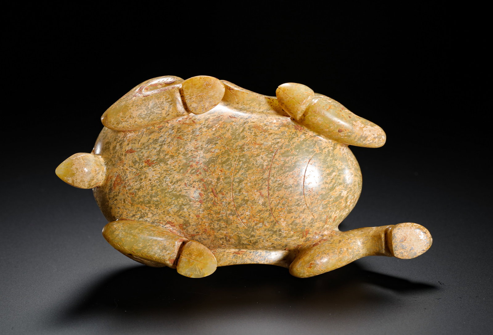 HETIAN JADE SHEEP-SHAPED WATER CENSOR - 10