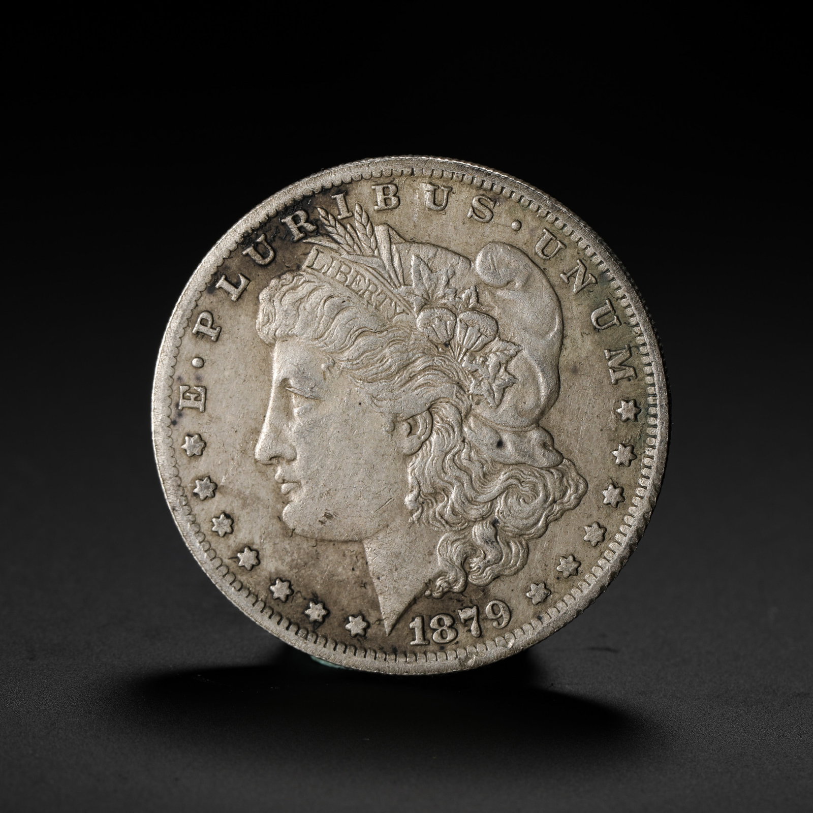 AMERICAN MORGAN SILVER DOLLAR, 1879: AMERICAN MORGAN SILVER DOLLAR, 1879 (3.9cm,Weight:27g)