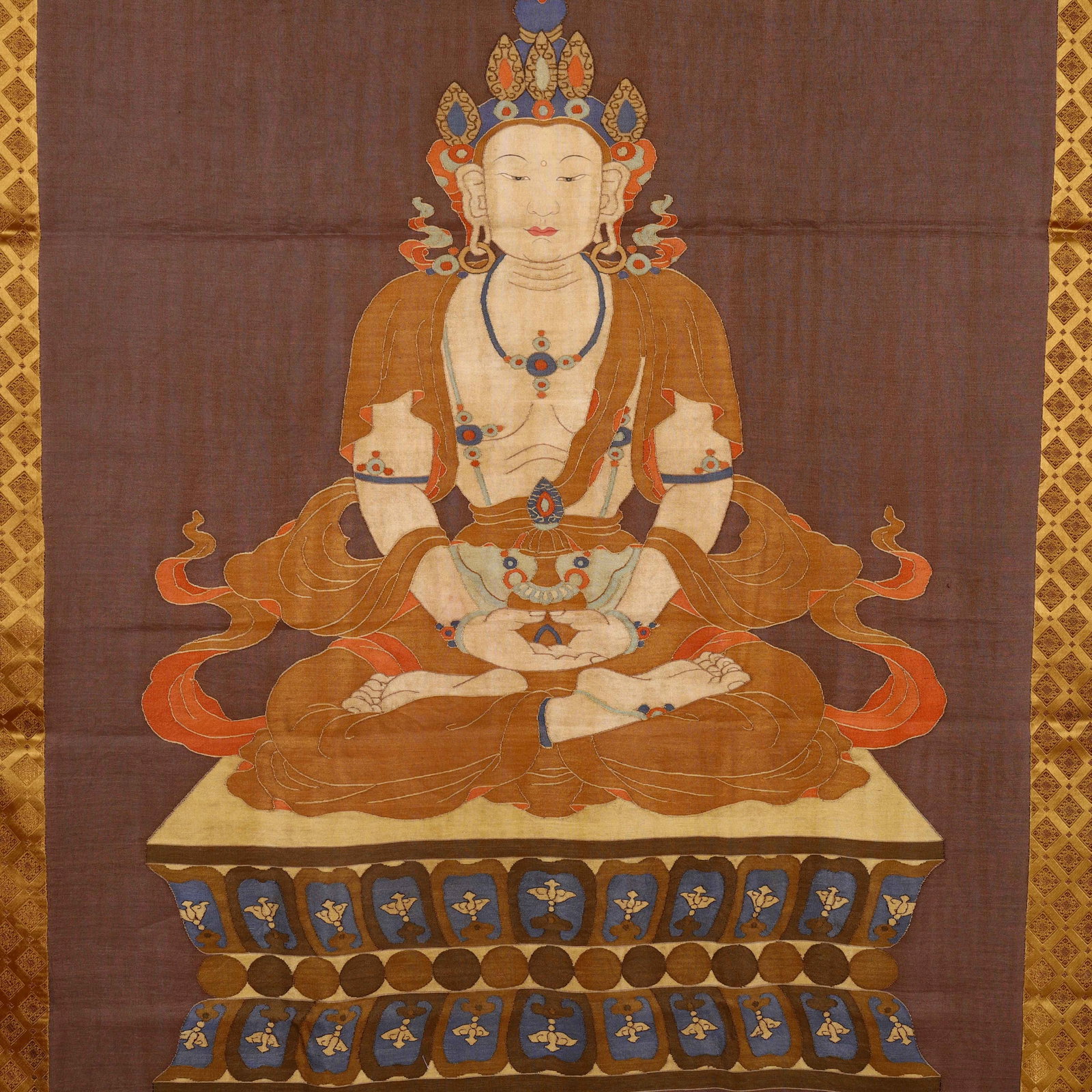 CHINESE KESI AMITAYUS THANGKA - 2