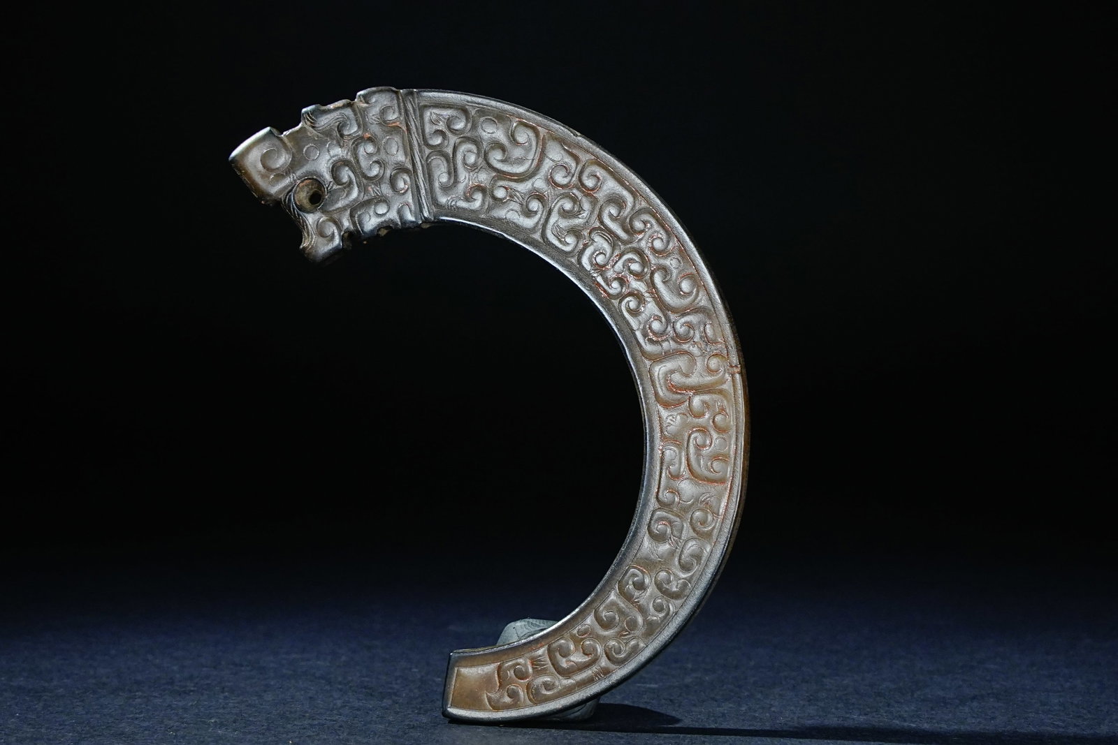 Jade Carved Dragon Pattern Xi - 2