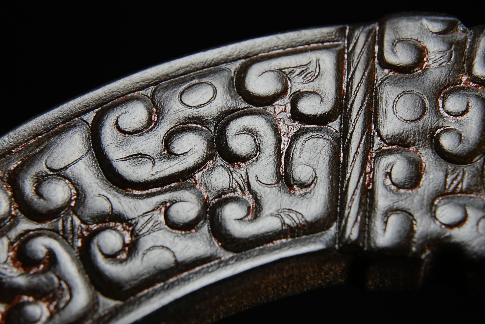 Jade Carved Dragon Pattern Xi - 4