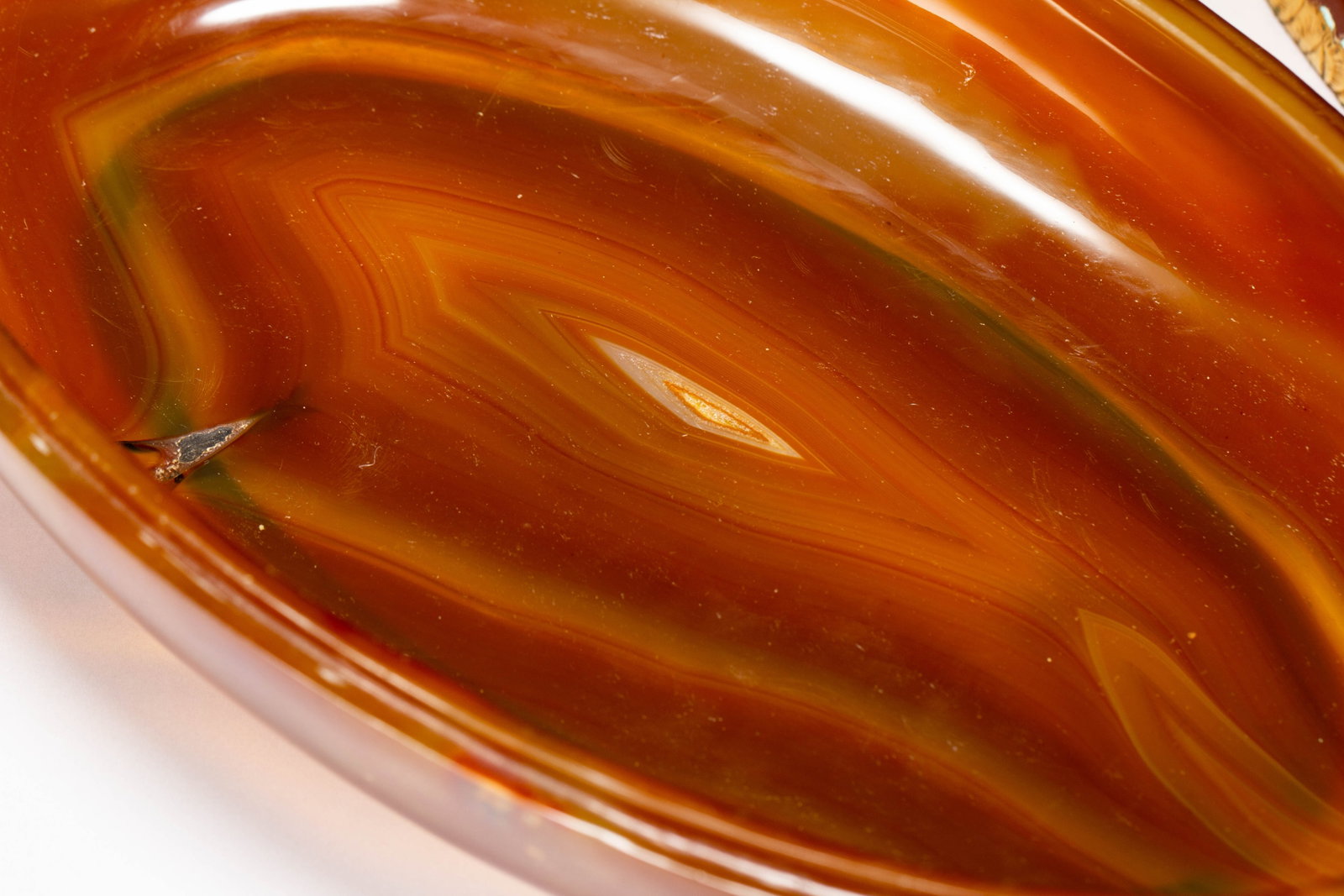 A CHINESE GILT MOUNTED AGATE BOX - 4