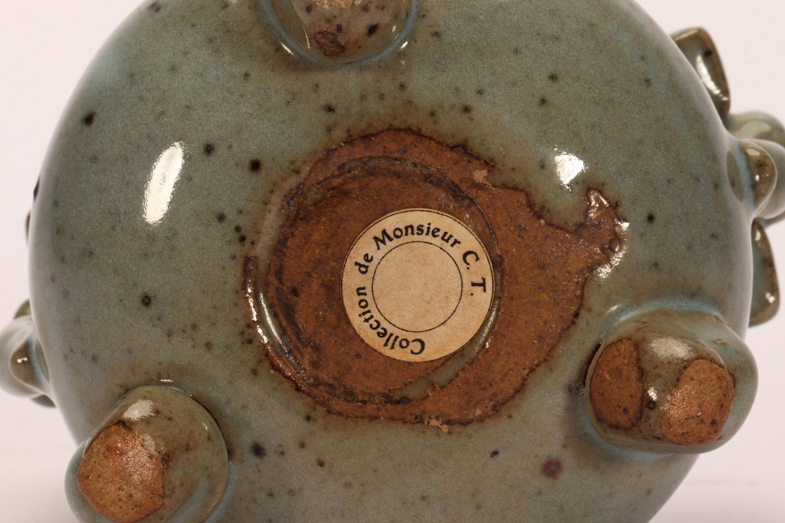 A CHINESE JUN WARE TRIPOD CENSER - 10