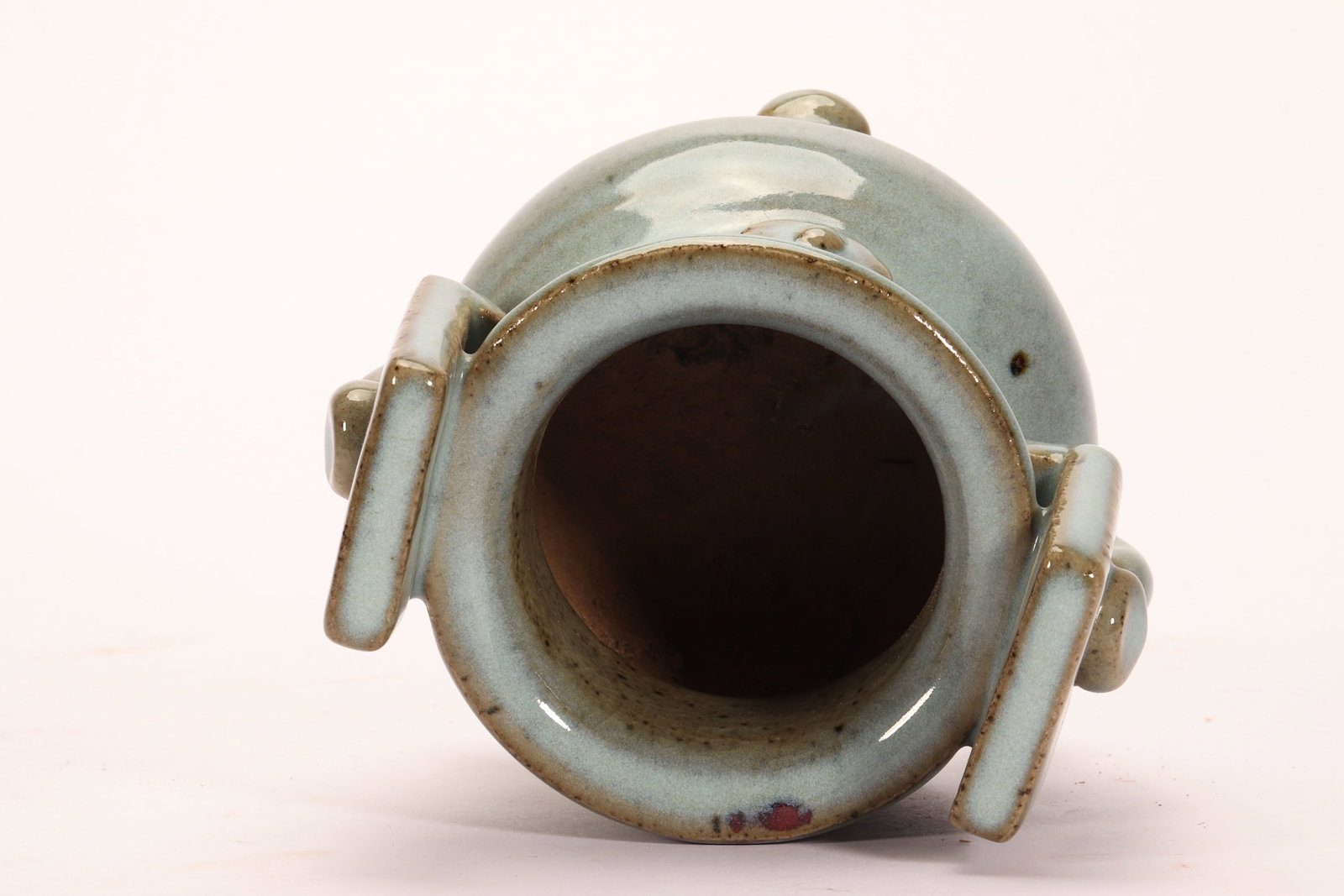 A CHINESE JUN WARE TRIPOD CENSER - 8