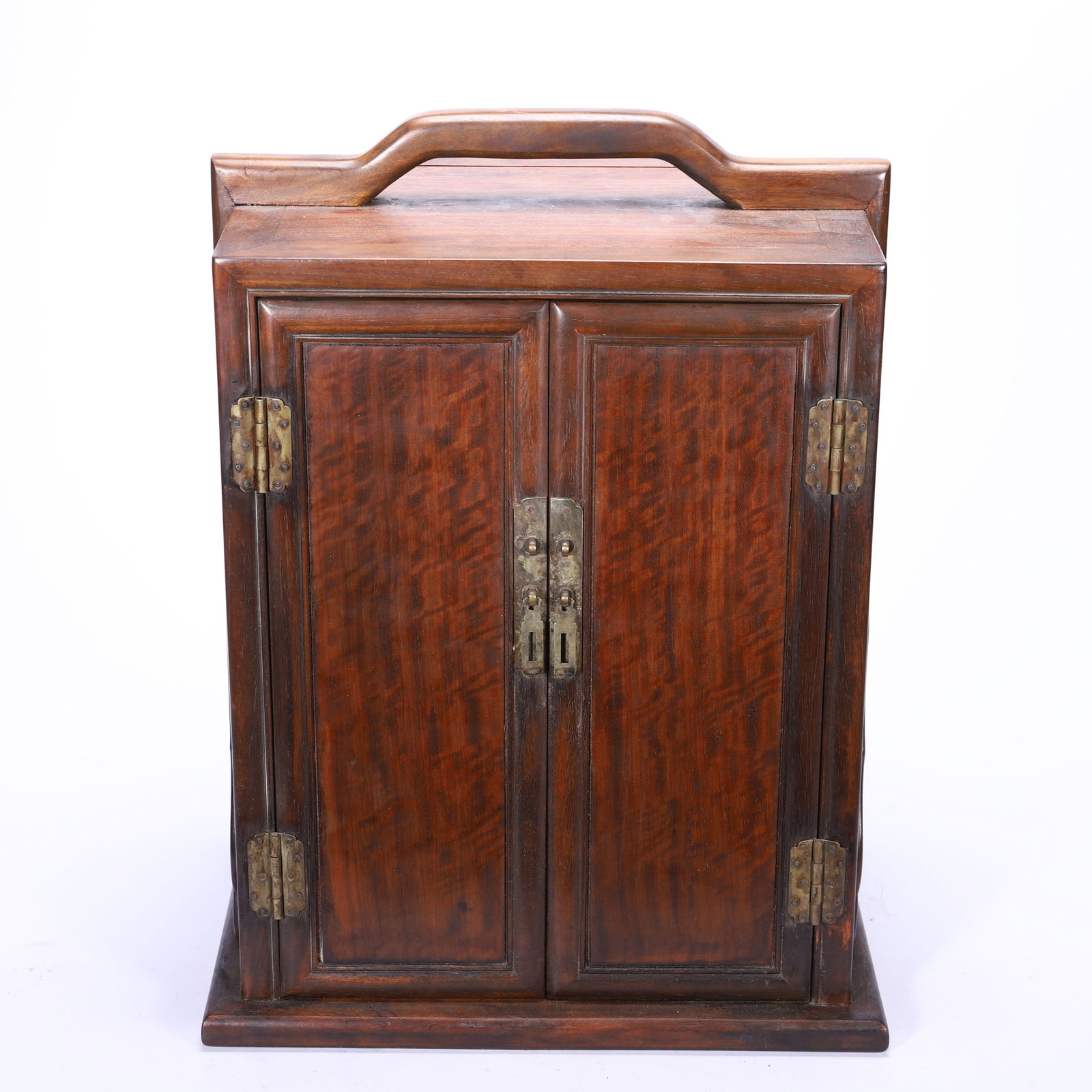 CHINESE HUANGHUALI WOOD SCHOLAR'S BOOK CHEST: CHINESE HUANGHUALI WOOD SCHOLAR'S BOOK CHEST (34 x 25 x 43cm)