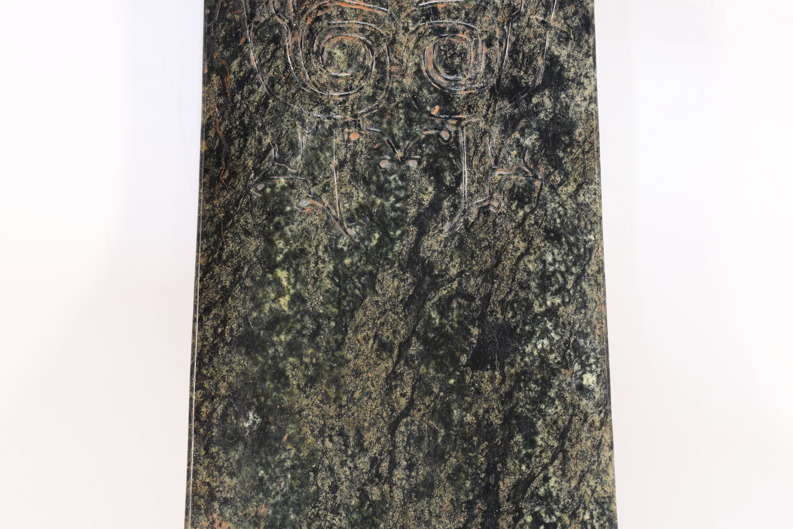Jade Carved Beast Face and Bird Pattern Bi - 4