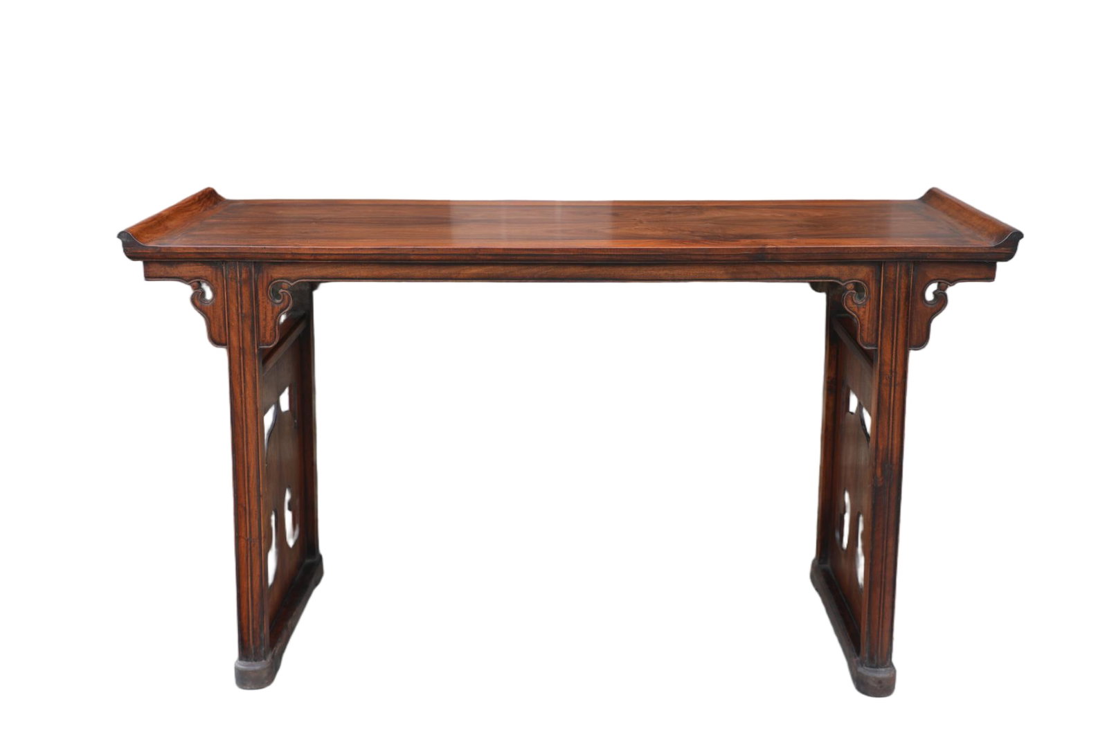 Huanghuali Wood Carved RuYi Pattern Table (1 of 7)