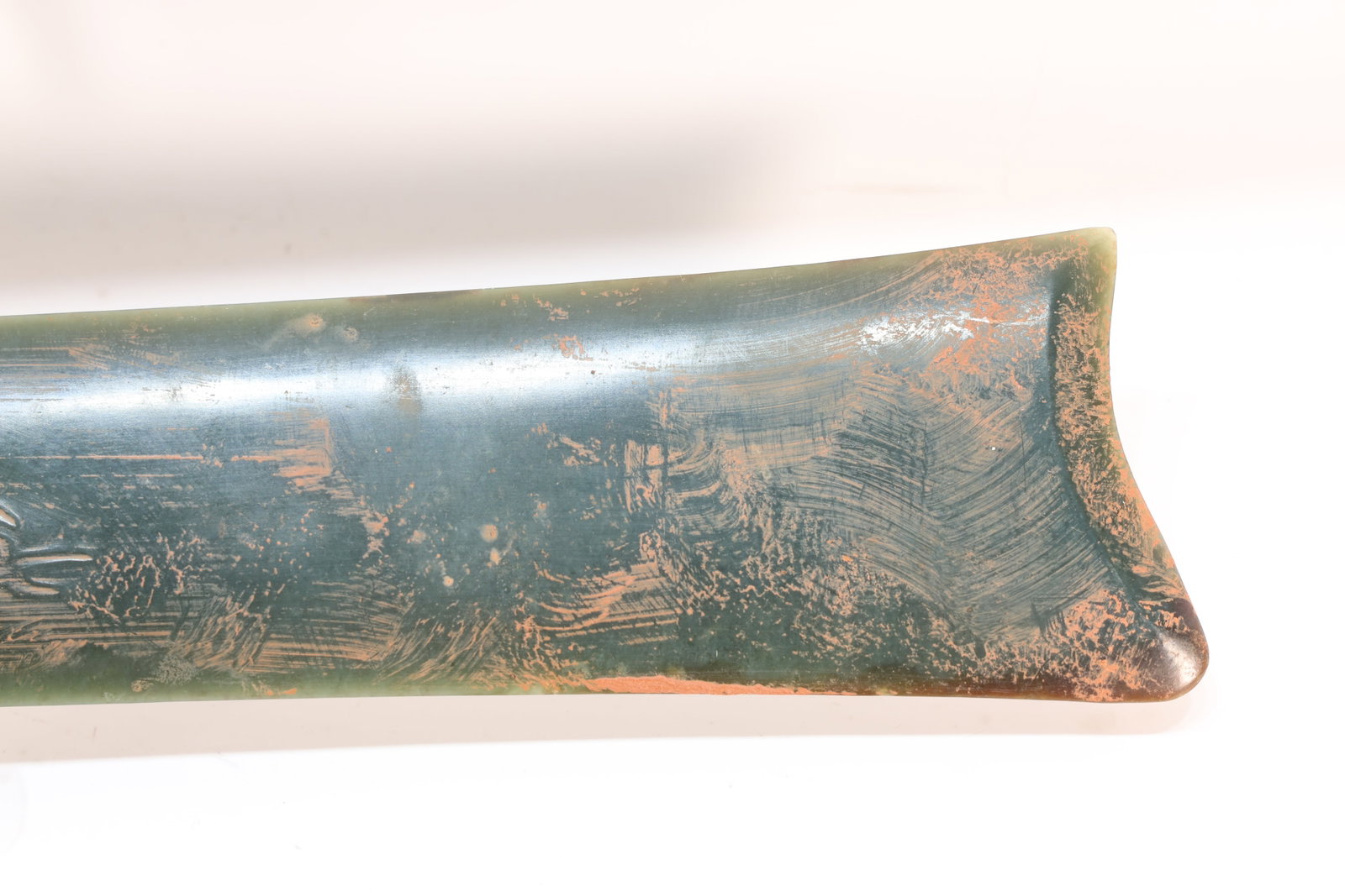 Jade Carved Beast Face Pattern Zhang - 4