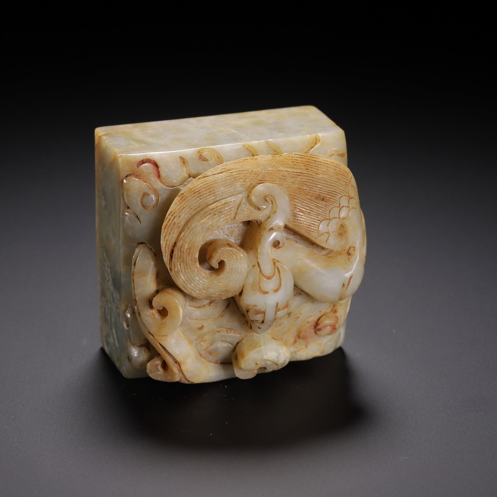 CHINESE ARCHAIC JADE SEAL - 8