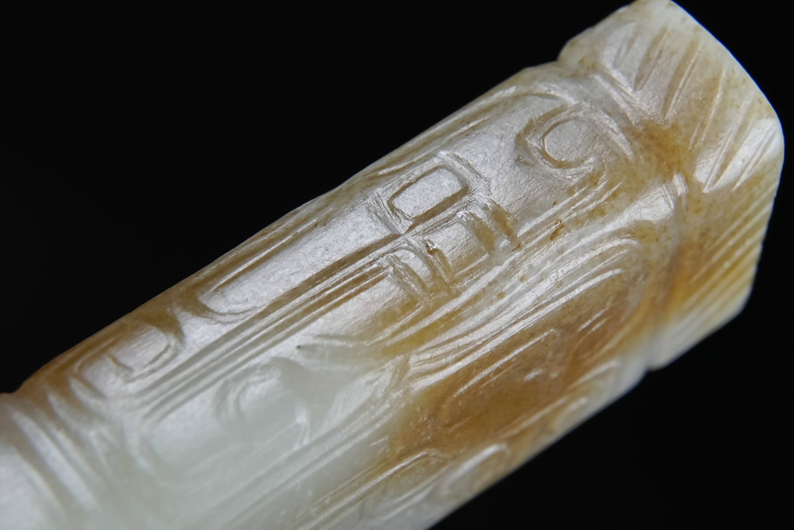 Jade Carved Dragon Pattern Ornament - 5