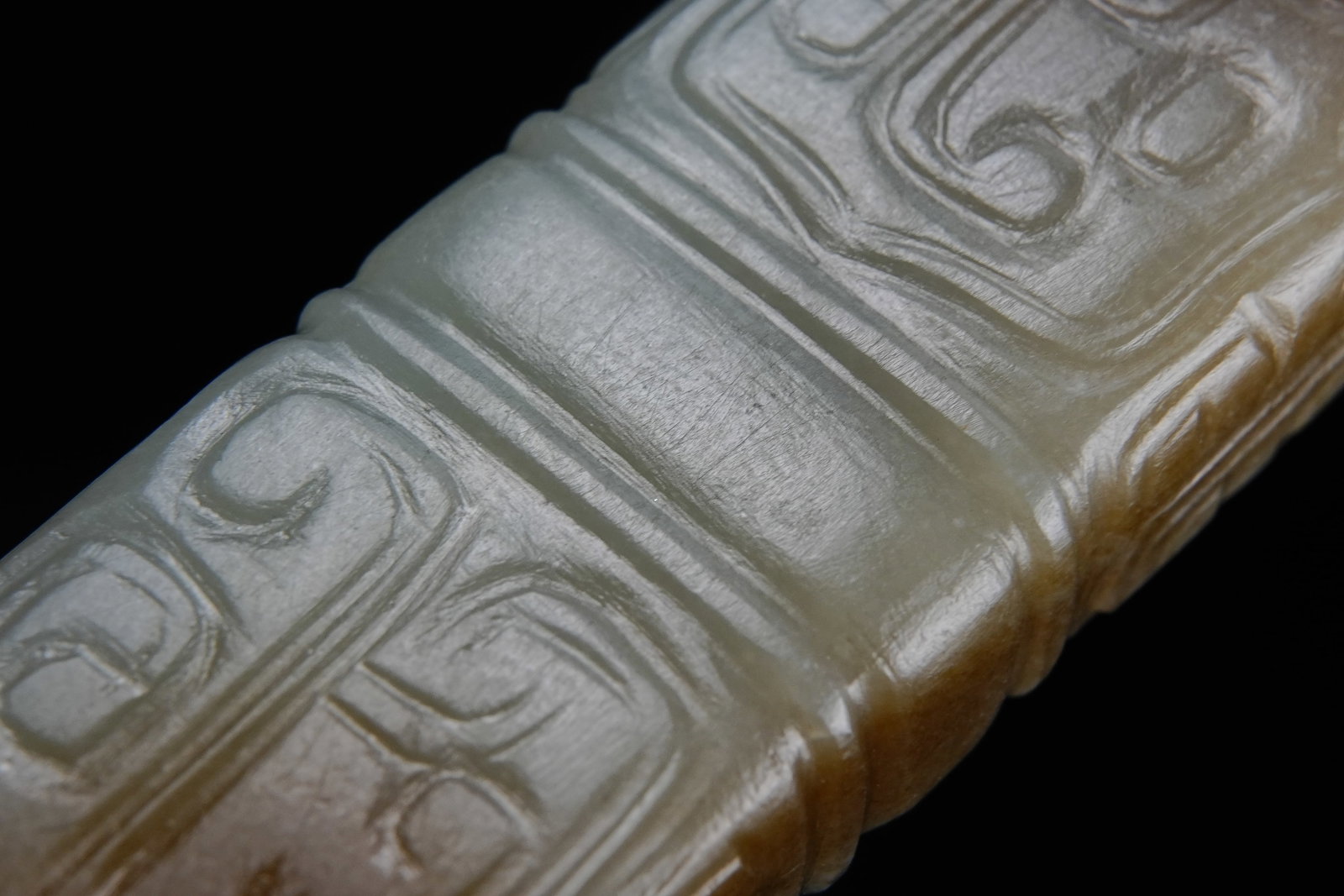 Jade Carved Dragon Pattern Ornament - 7